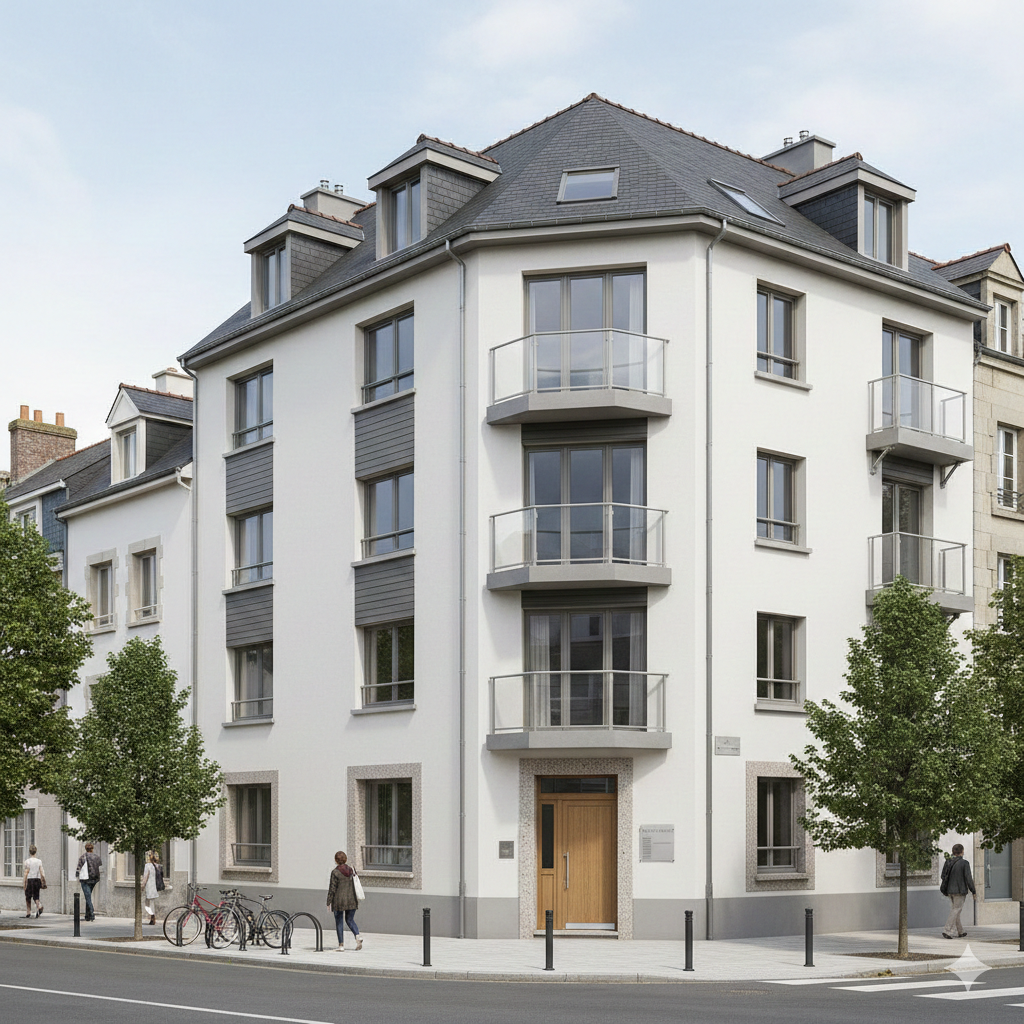 Projet de rénovation d’immeuble pour bailleur à Morlaix
