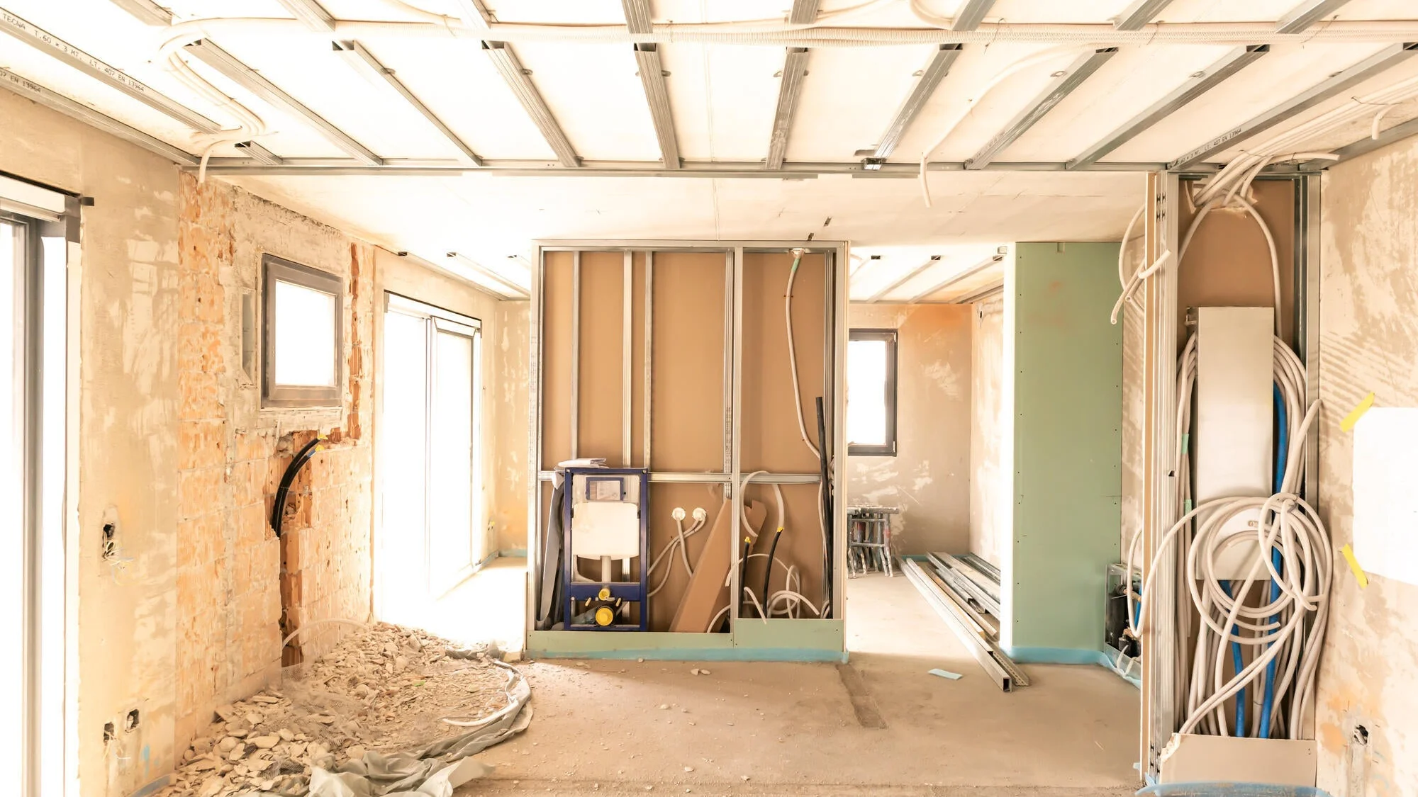 Chantier de rénovation intérieure